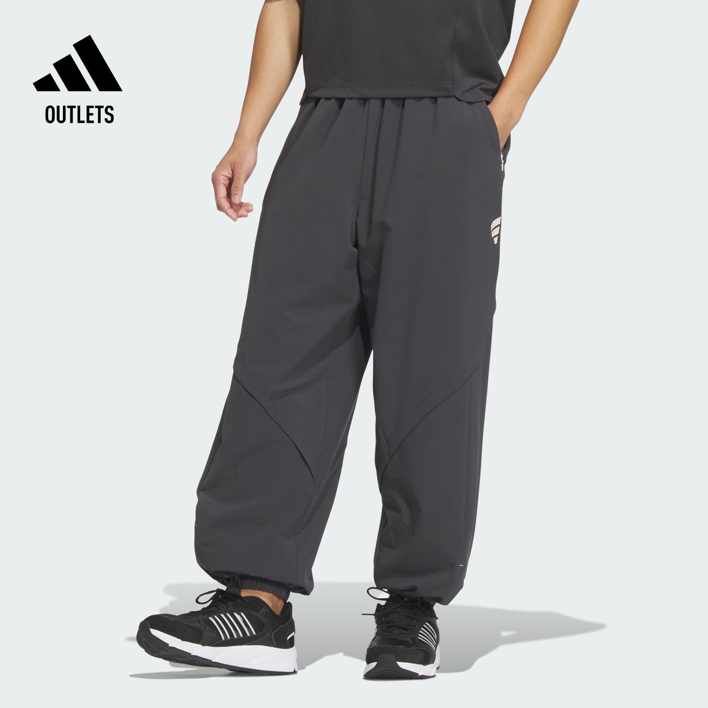 阿迪达斯轻运动系列男休闲束脚裤