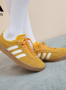 「T头鞋」VL COURT复古休闲板鞋德训鞋男女adidas阿迪达斯轻运动