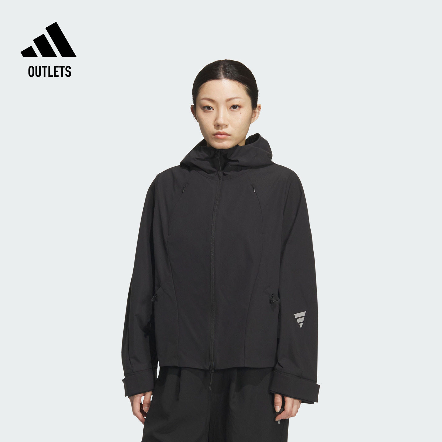 FOS系列拒水宽松双向拉链梭织连帽夹克外套adidas阿迪达斯轻运动,运动服/休闲服装,运动茄克/外套,淘宝优惠券,粉丝福利购,淘宝优惠卷