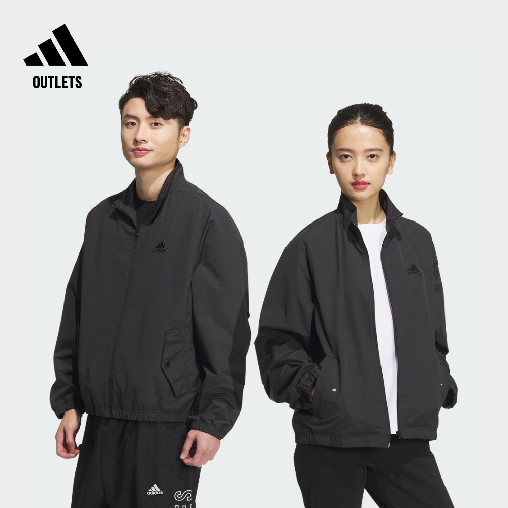 阿迪达斯拒水情侣款宽松夹克外套