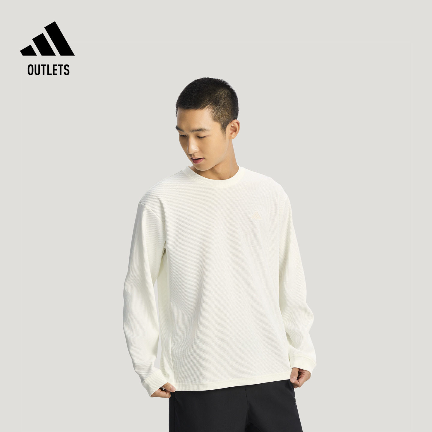 阿迪达斯男子套头衫adidas
