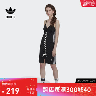 连衣裙IP2160 运动短袖 修身 adidas官方outlets阿迪达斯三叶草女装