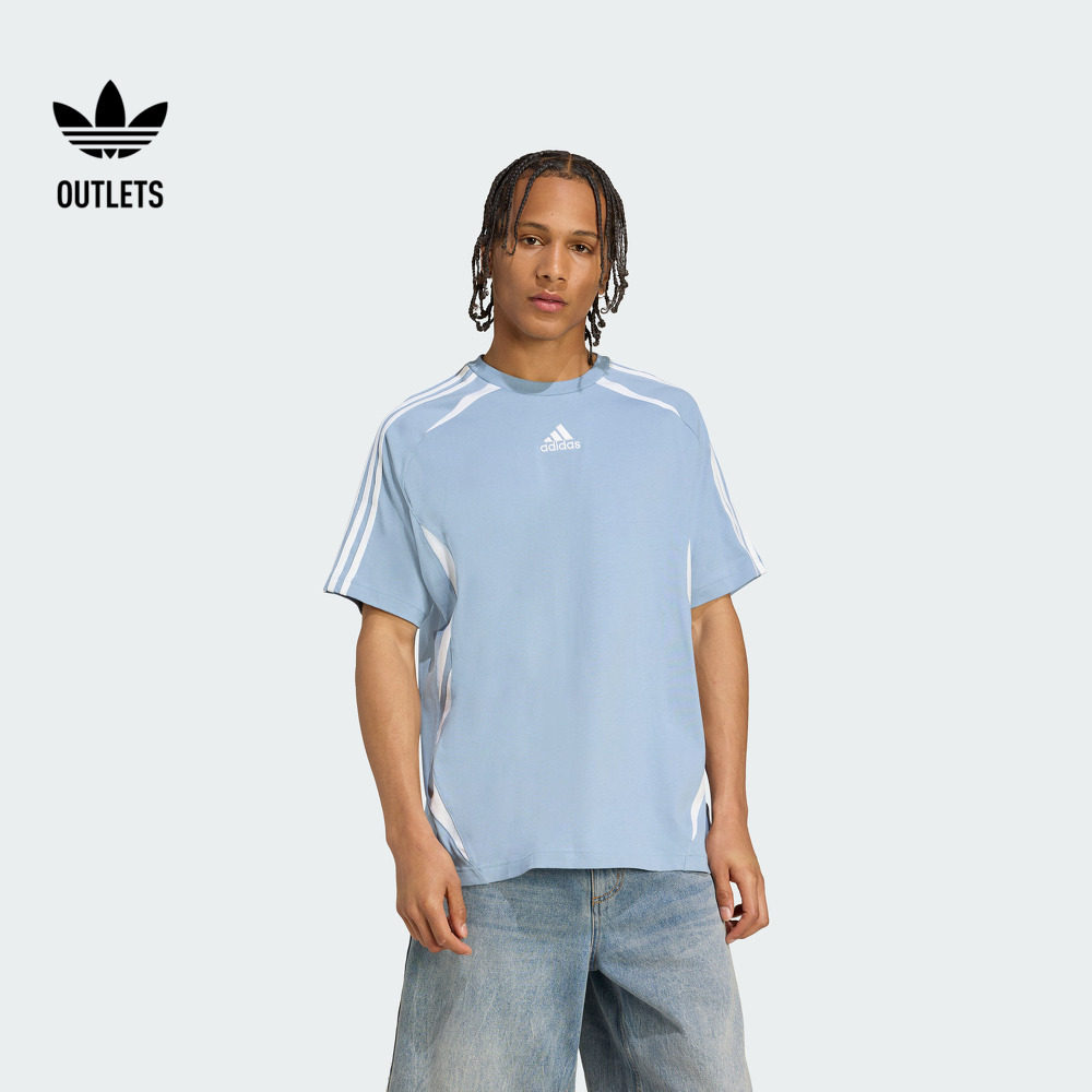 足球风运动短袖T恤男装夏季adidas阿迪达斯官方outlets三叶草