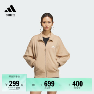 休闲宽松夹克外套女冬季 adidas阿迪达斯官方outlets轻运动JL6278