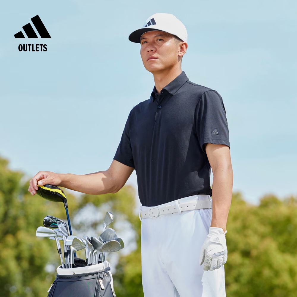 阿迪达斯高尔夫男翻领短袖POLO衫