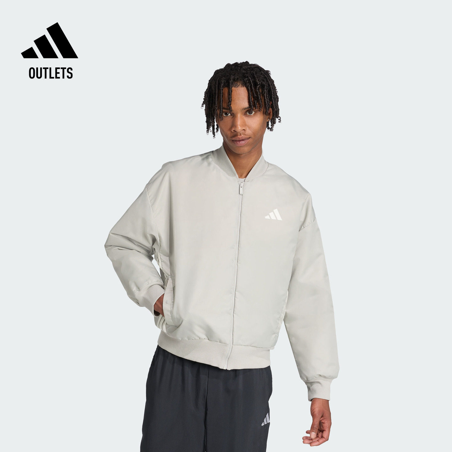 阿迪达斯男子棉服adidas