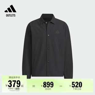 休闲宽松翻领夹克外套男adidas阿迪达斯官方outlets轻运动JN0114