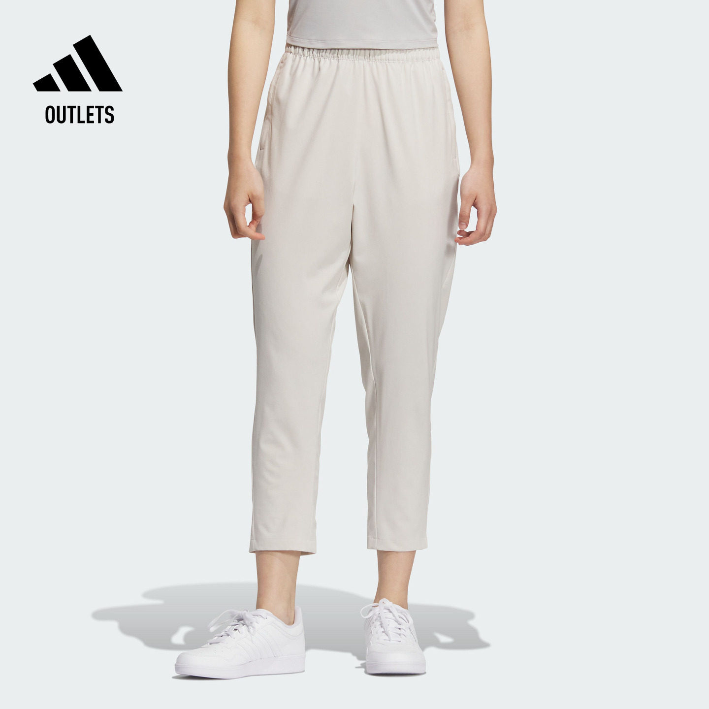 速干凉感休闲舒适九分裤女adidas阿迪达斯官方outlets轻运动