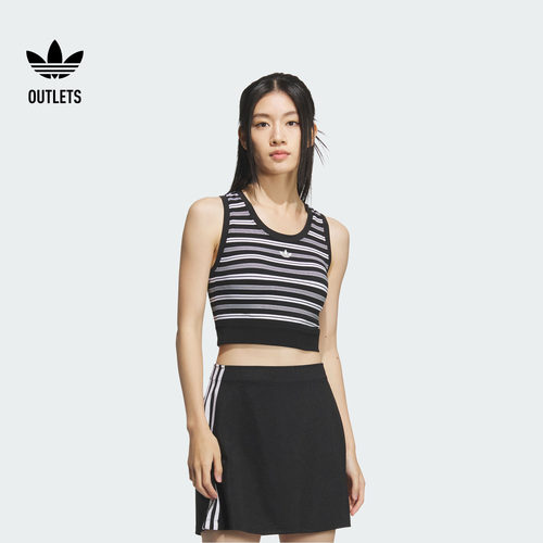 阿迪达斯三叶草女子运动背心
