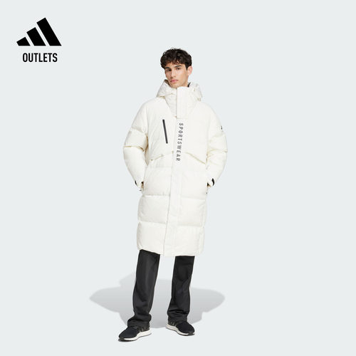 阿迪达斯男拒水防风温暖羽绒服