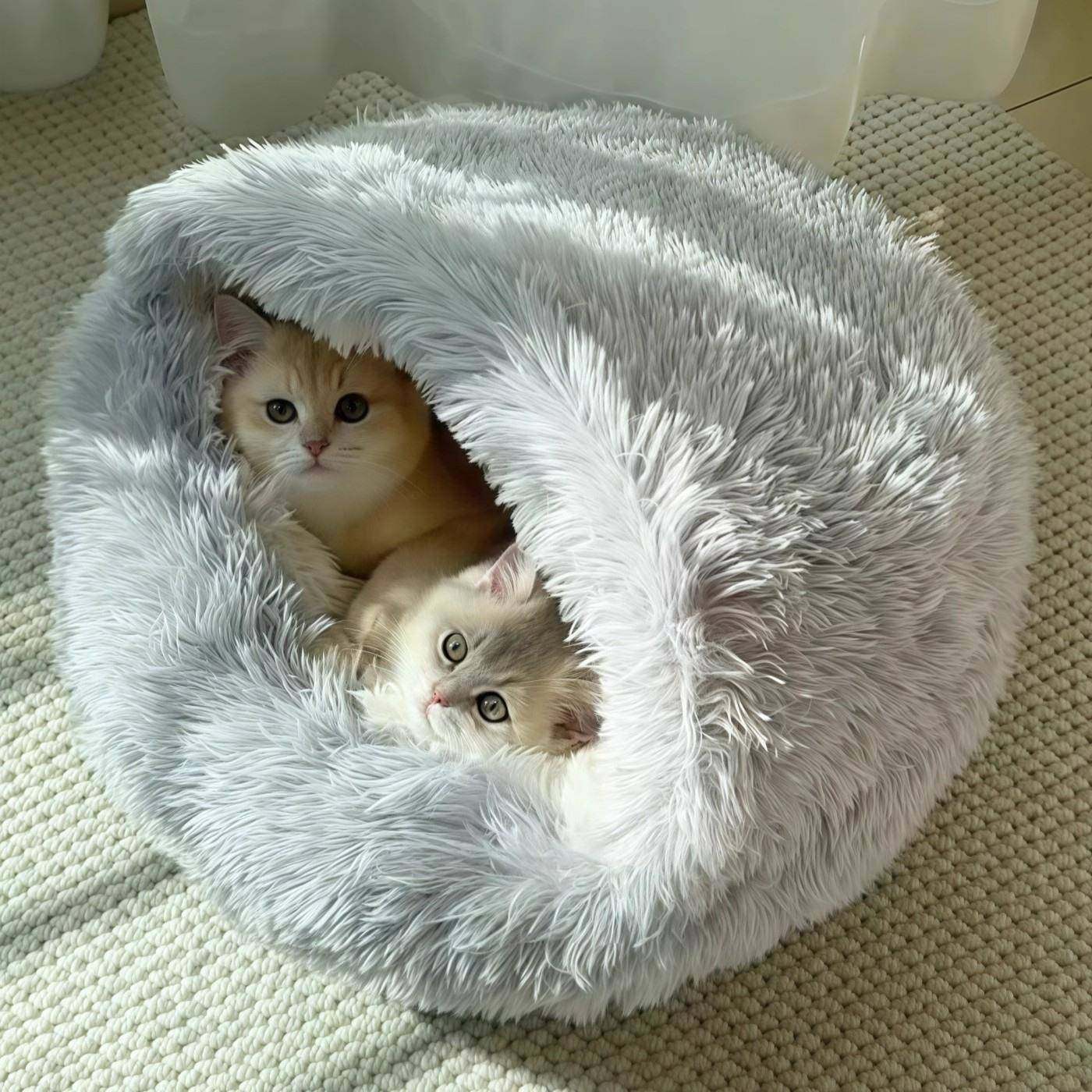 贝壳猫窝封闭式冬季保暖加绒加厚猫咪睡觉用垫子狗狗睡窝宠物用品,宠物/宠物食品及用品,窝,淘宝优惠券,粉丝福利购,淘宝优惠卷