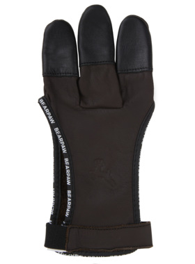 bearpaw70888德国熊爪进口美猎三指手套真皮射箭传统弓护手套