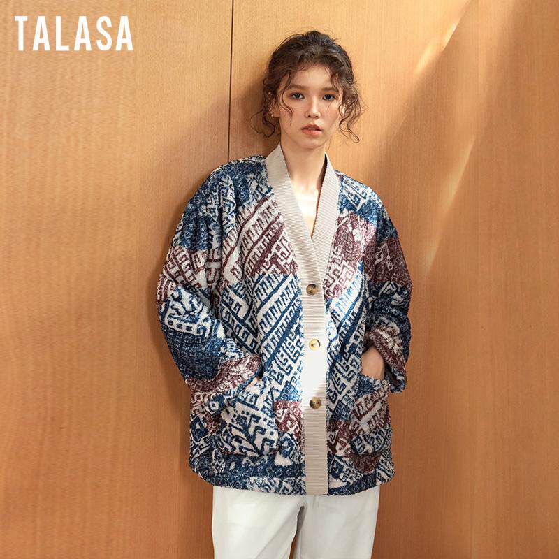 印花家居服外套TALASA时尚宽松
