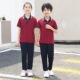 短袖 小学生polo衫 班服运动运动服定制印花 初中高中生校服套装 夏季