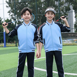小学生校服套装春秋季初中高中生班服运动会队列服大合唱男女同款
