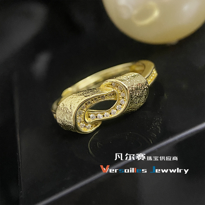 轻奢小众设计流鑫工艺戒指高级感