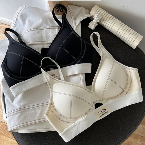 无痕内衣女小胸聚拢软支撑防下垂提拉上托收副乳无钢圈运动文胸罩