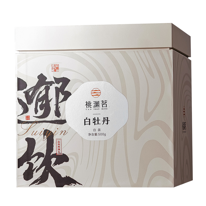 桃渊茗福鼎白茶白牡丹500g