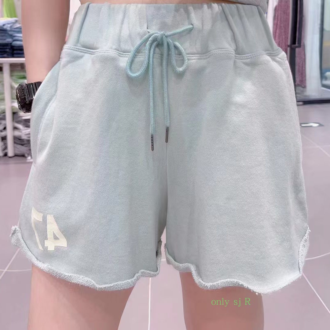 韩版春夏高腰阔腿休闲短裤女