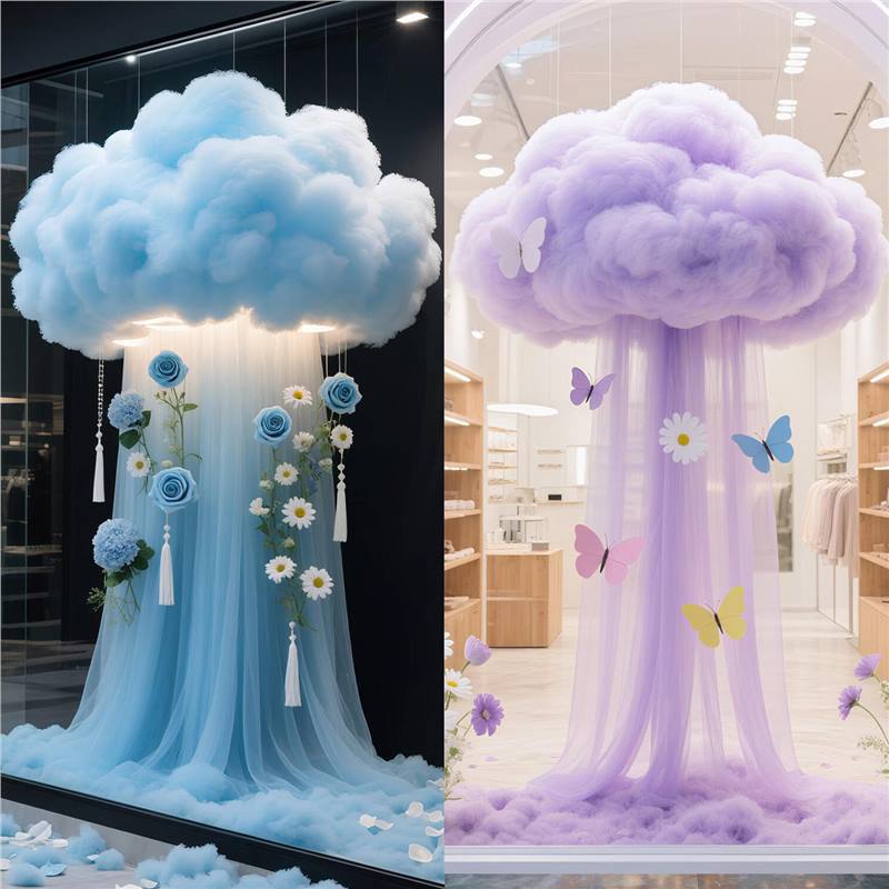 婚庆造景装饰道具漂浮云朵