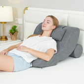 老人靠背斜躺护理体位垫胃食管反流胆汁斜坡床垫防反酸枕头三角枕