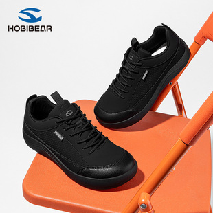 男鞋 宽楦宽头鞋 休闲鞋 健步鞋 HOBIBEAR男鞋 4E跑步鞋 外贸出口宽栓鞋
