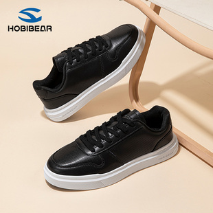 HOBIBEAR男鞋秋季透气2025新款男士休闲潮鞋男生鞋子网红爆款板鞋