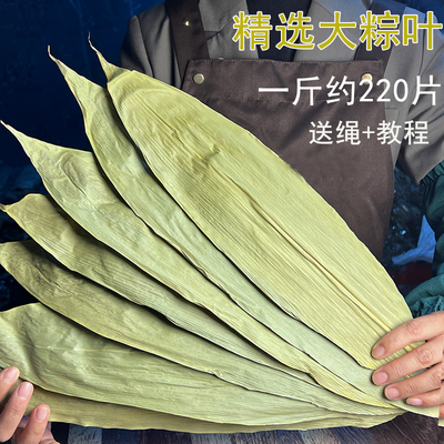 干粽叶大号粽子叶农家野生竹叶新包粽子专用叶子棕叶商用按斤家用