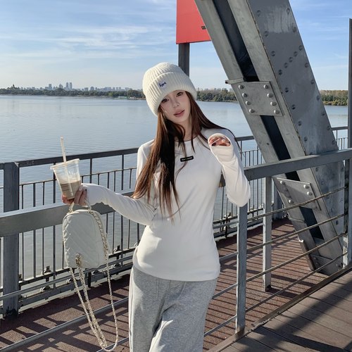 3MER德绒百搭冬季男女长袖打底