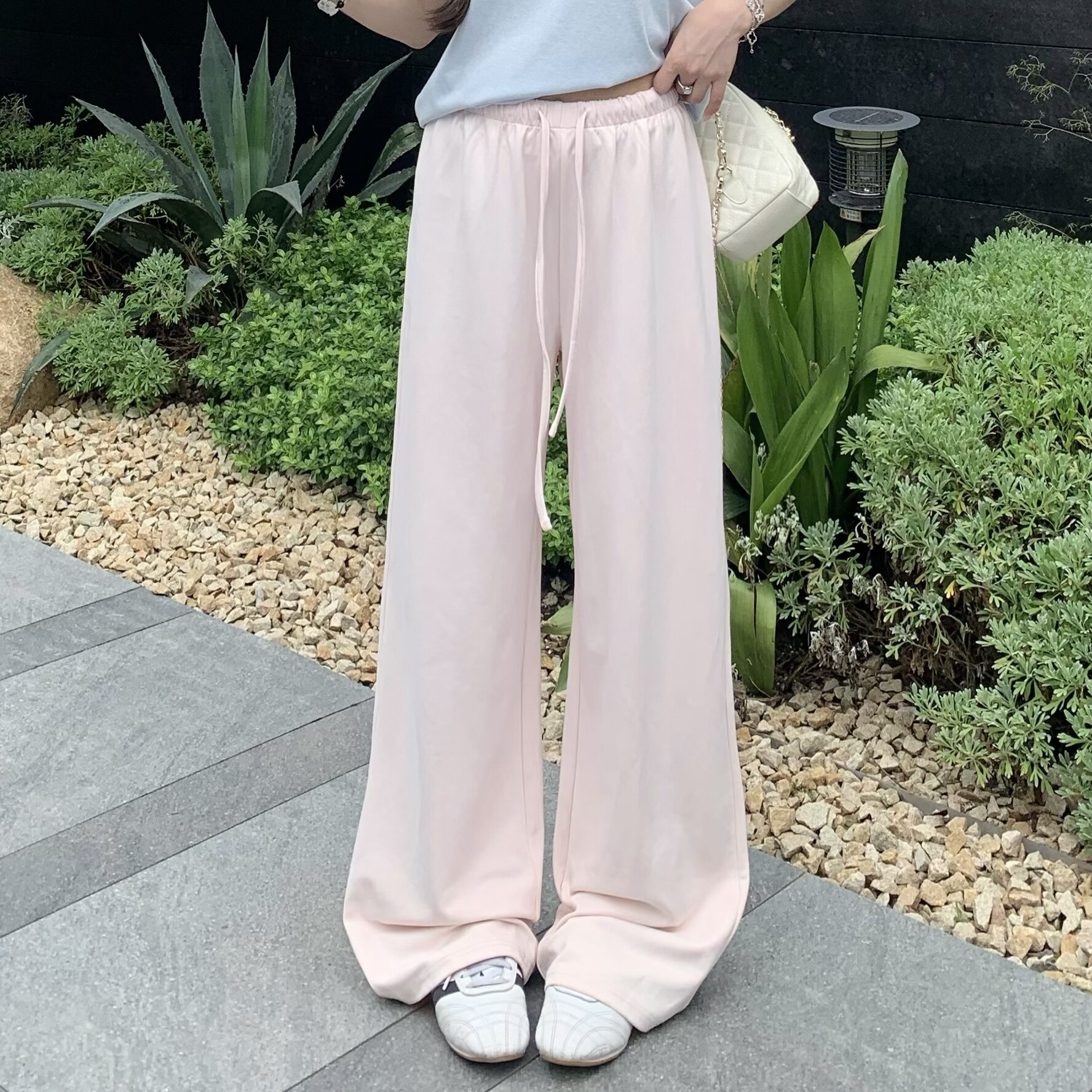 3MER夏日凉爽奶皮休闲裤图片