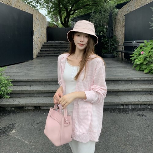 3MER显瘦条纹面膜外套