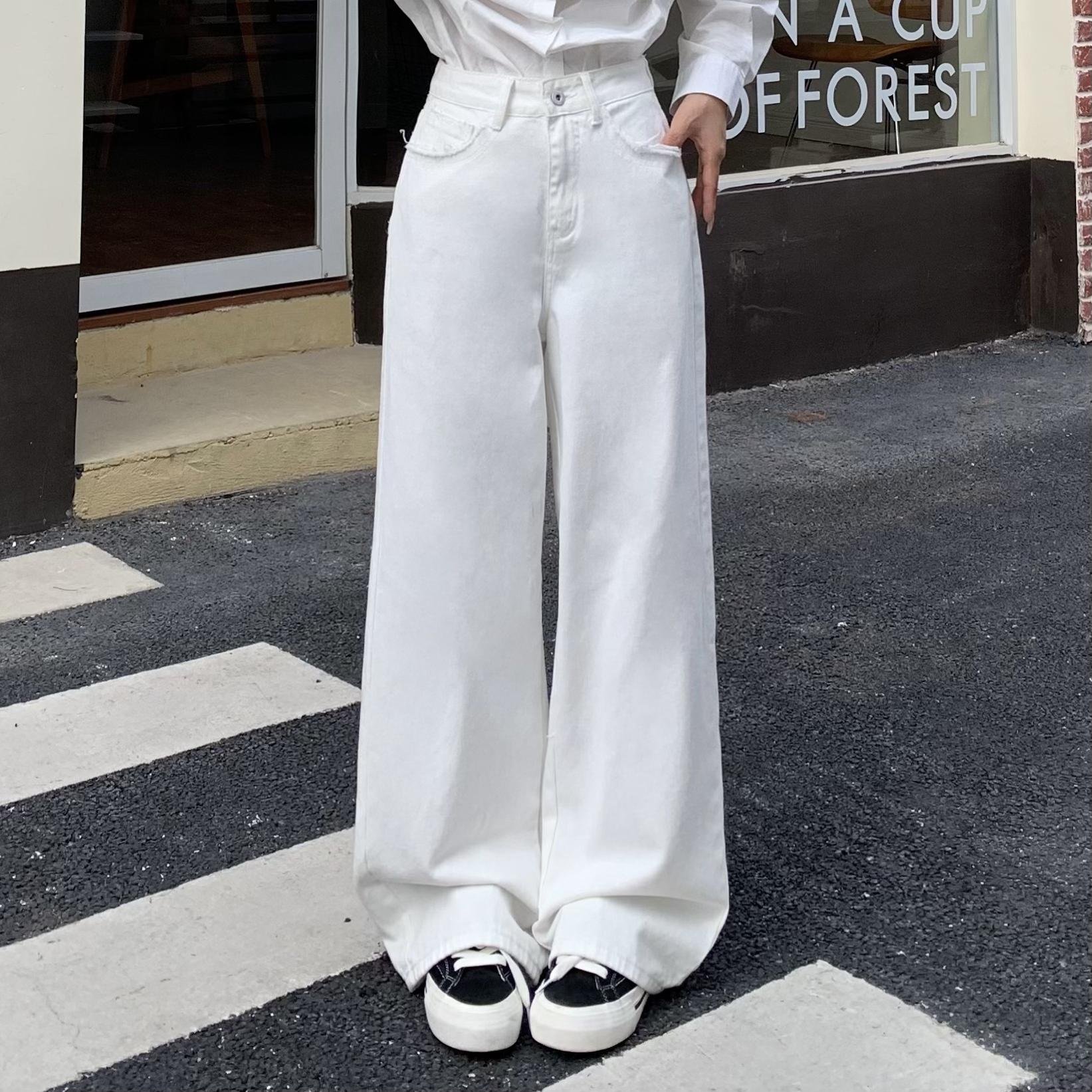 3MER阔图牛仔裤阔腿垂感裤子