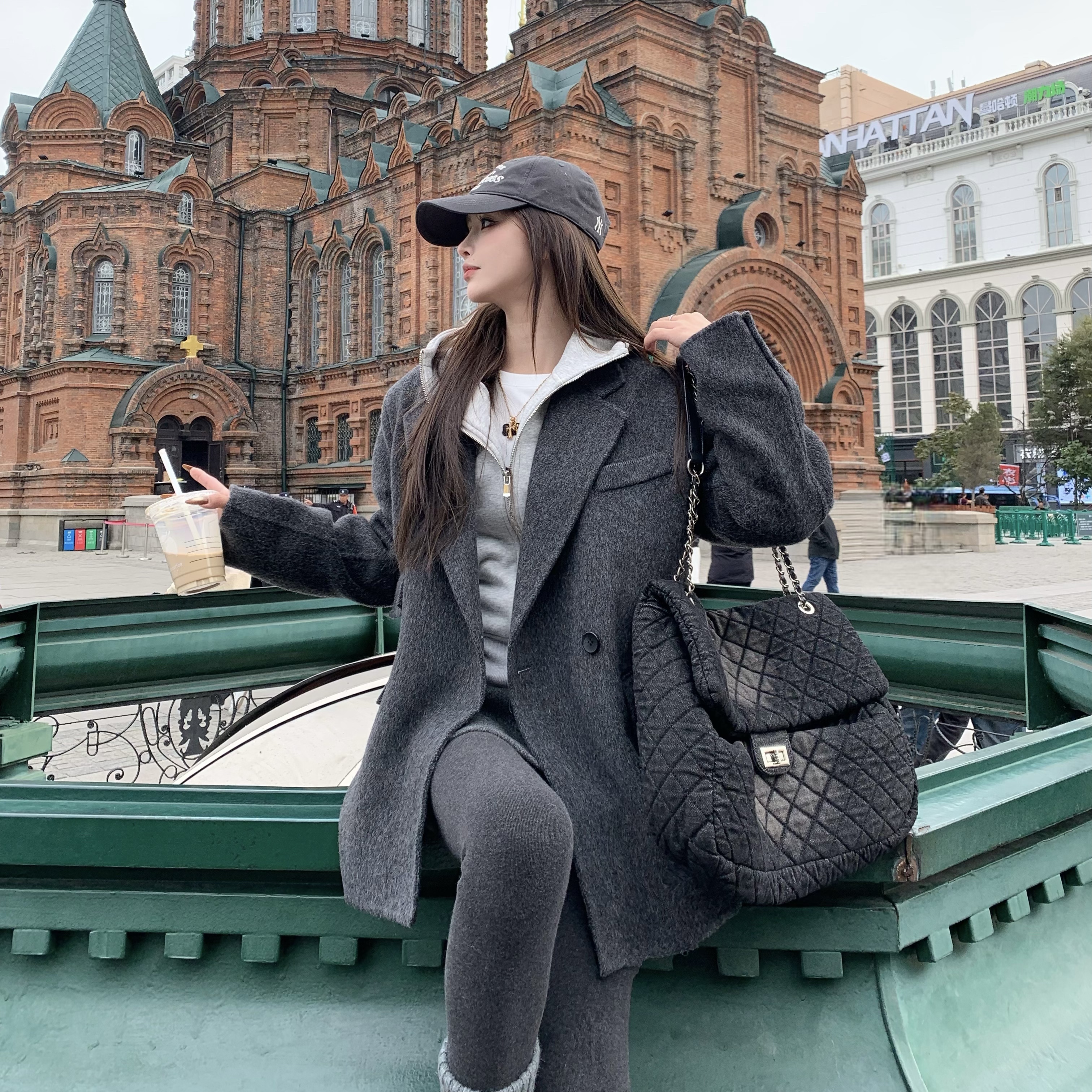 3MER自制双面呢羊毛西装外套