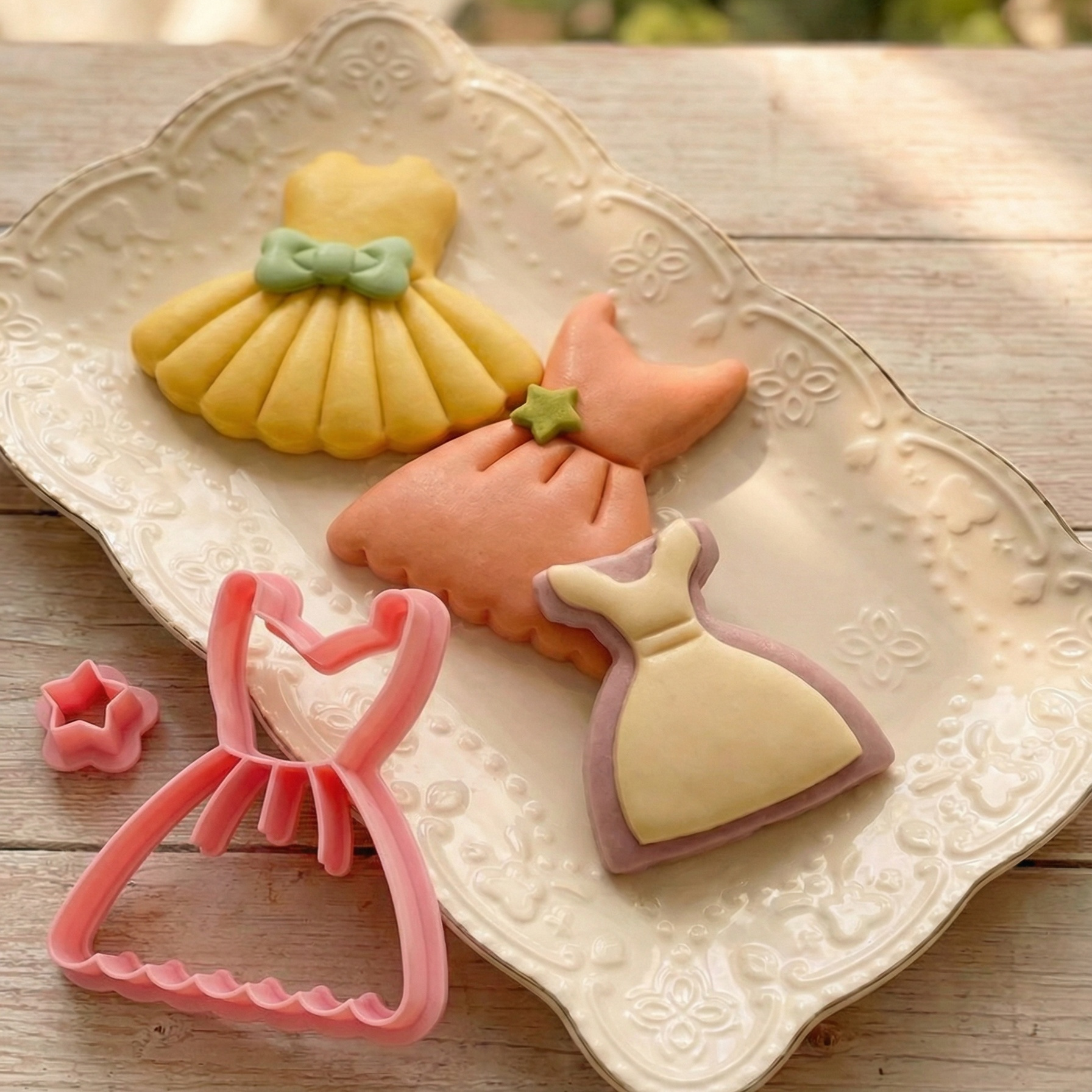 公主裙摆造型饼干馒头模具