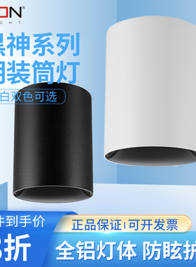 西顿照明明装射灯免开孔客厅家用无主灯天花灯吸顶射灯CEX9102C