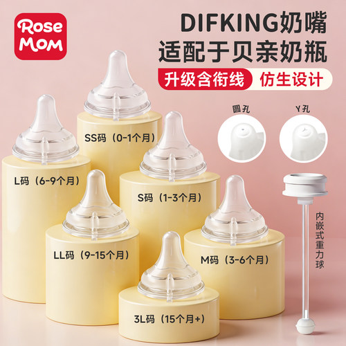 【适配贝亲】含衔奶嘴仿母乳质感