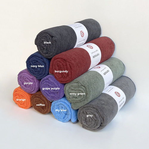 瑜伽馆开盘礼品运动健身优质瑜伽铺巾吸汗止滑加厚瑜伽毯加工