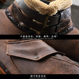 展架挂拍冬季皮毛一体加绒加厚夹克男外套潮A087-PY312-P245，男装夹克，电商A087
