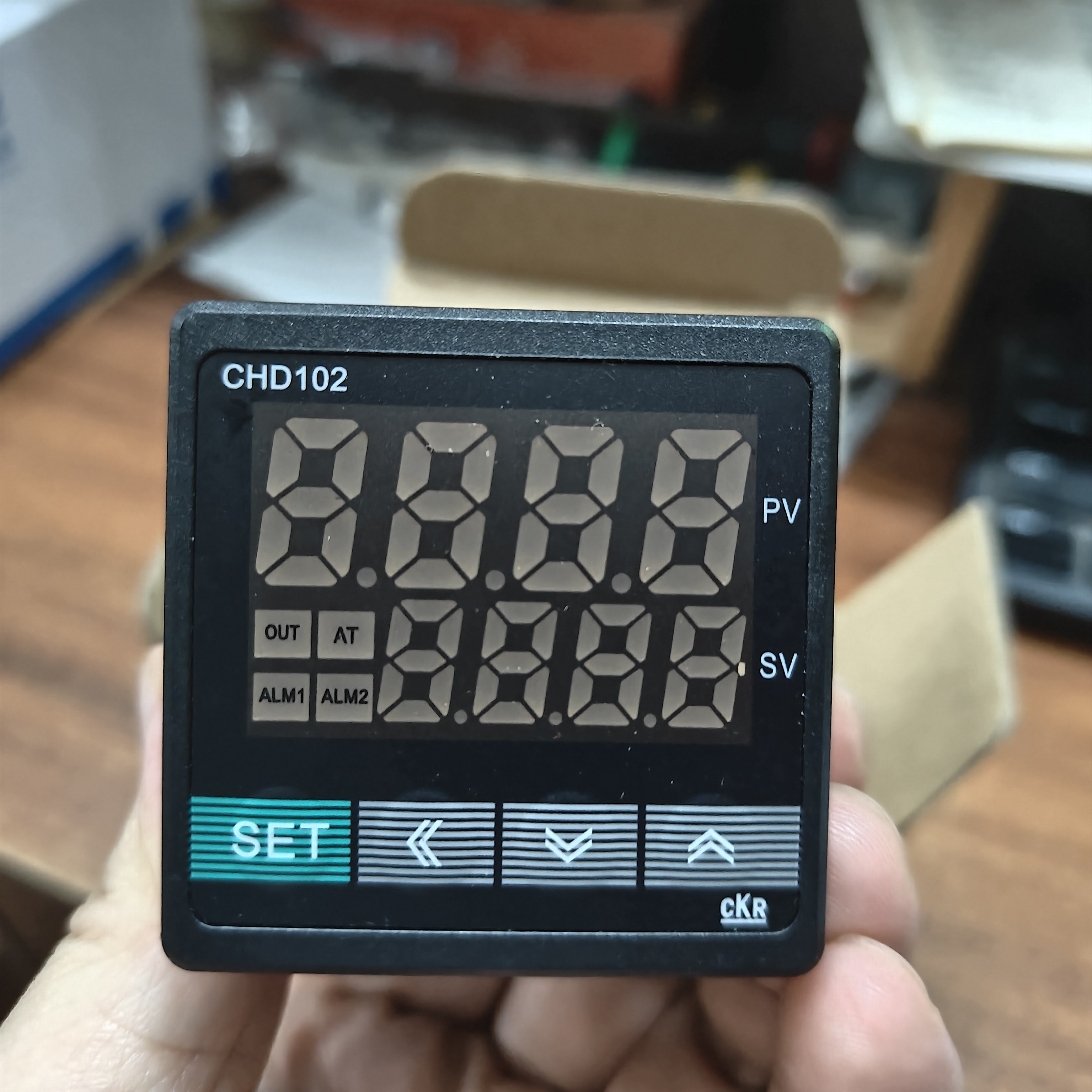 CKR智能型数显按键温度调节表控制器 CHD102FK02-MAN超短壳