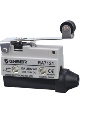 冈本工控 滚轮杠杆型防尘防油限位微动开关 RA-7121