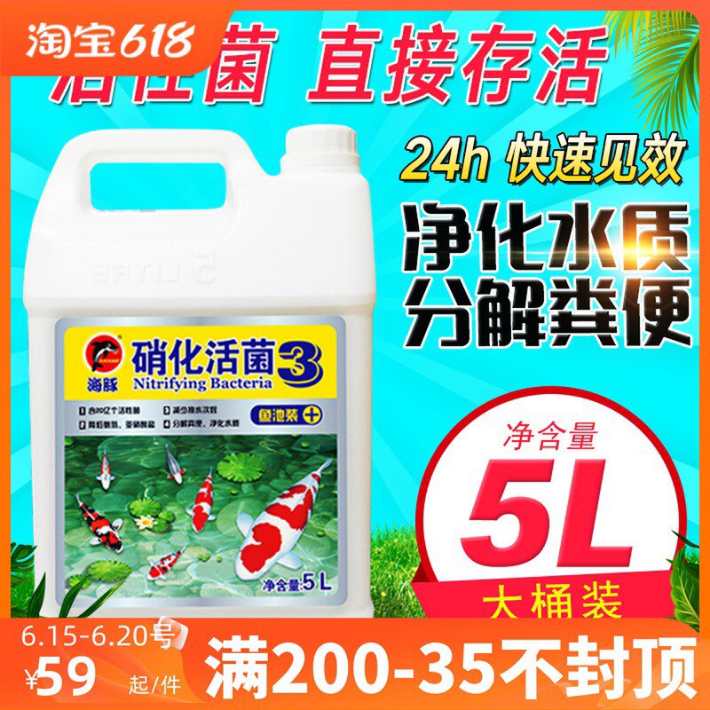 海豚鱼池锦鲤鱼药水万能疾病治疗杀菌消毒除虫烂肉硝化细菌鱼药水