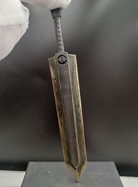 青铜巨剑挂坠吊坠挂饰乾坤剑宝剑实心个性复古转运道家项链男个性