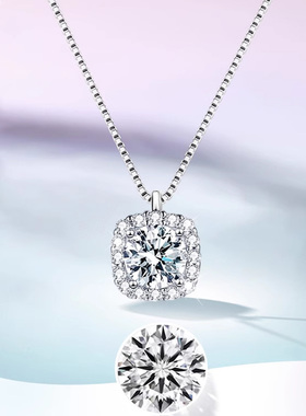 方糖足银项链女款2025新款轻奢小众高级感S999纯银锁骨链生日礼物