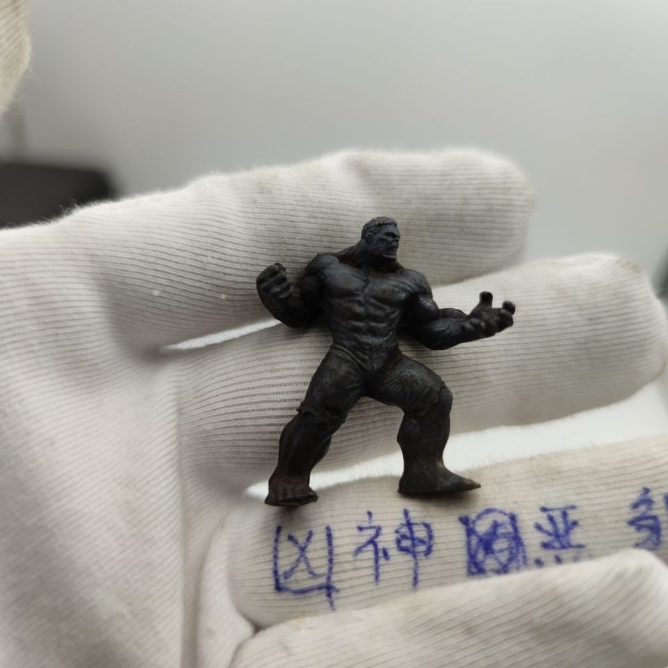 纯铜实心怒气绿巨人无敌浩克复仇者联盟漫威英雄摆件挂件手办模型
