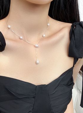 2025新款珍珠项链满天星珍珠项链十里间项链瑞秋同款气质高级感