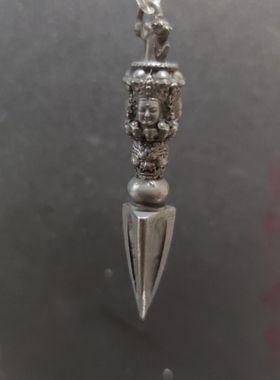 纯铜藏式民族风普巴金刚橛降魔杵密宗藏传法器随身吊坠护符钥匙扣