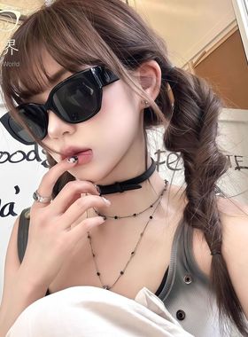 猫眼大框墨镜女方圆脸显脸小防晒防紫外线高级感太阳眼镜拍照开车