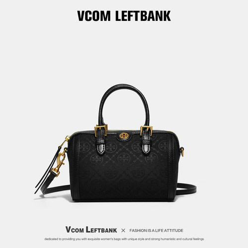 Vcom Leftbank波士顿枕头包斜挎包百搭新款时尚潮单肩女包手提包