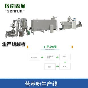 营养粉生产线预糊化淀粉加工设备厂家 婴儿米粉膨化机生产线设备