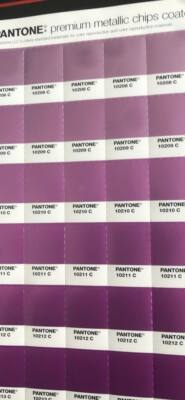 Pantone 色卡金属粉彩色卡美国原装正版 8.9.10字头单张色片